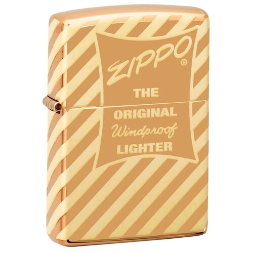    ZIPPO 49075 Vintage Zippo Box Top   High Polish Brass,  6360