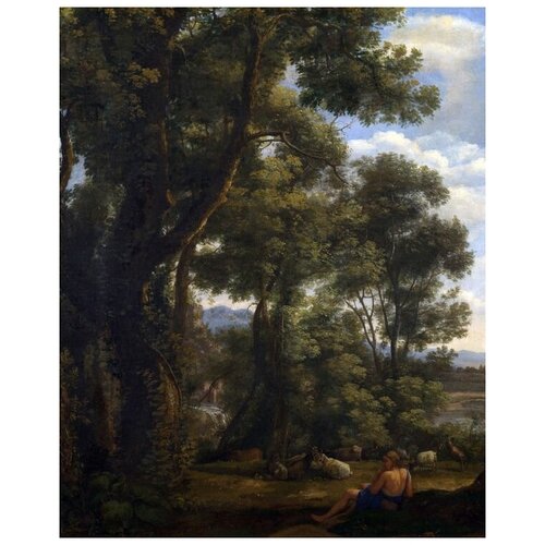         (Landscape with a Goatherd and Goats)   40. x 50.,  1710