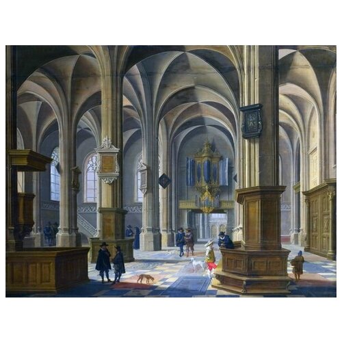     (Interior of St Cunerakerk, Rhenen)    39. x 30.,  1210