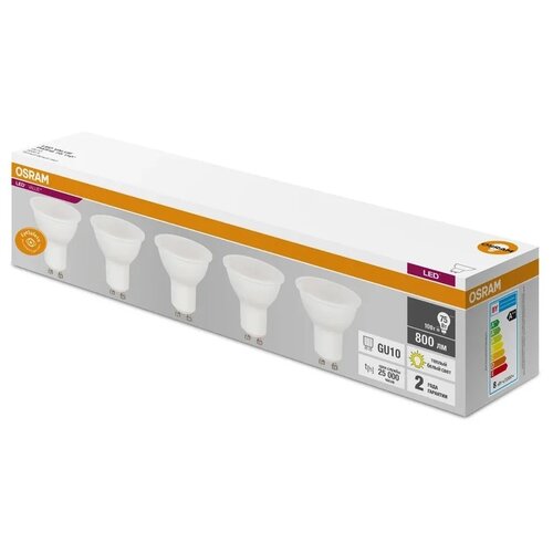   LEDVANCE-OSRAM Osram LVPAR1675 10SW/830 230V GU10 1X5 RU ( 5),  715