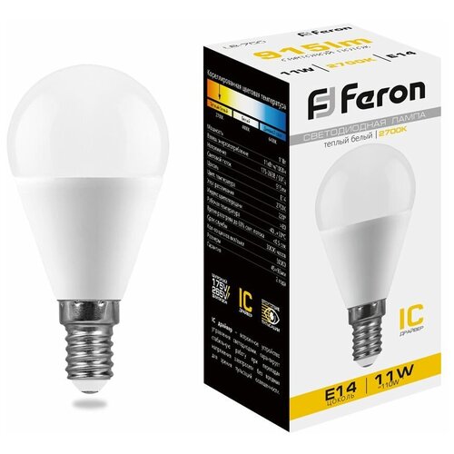   Feron LB-750  E14 11W 2700K,  152