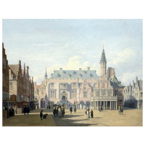         (The Market Place and Town Hall, Haarlem)   52. x 40.,  1760