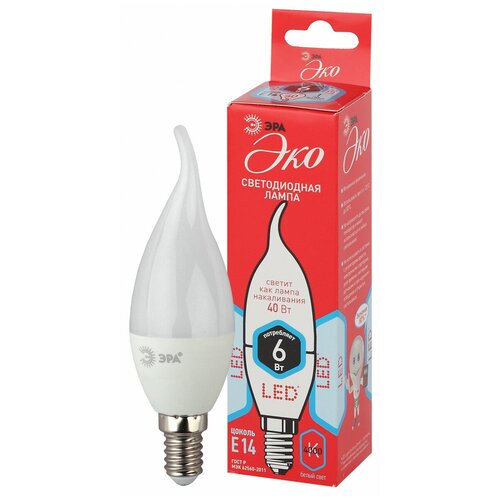   ECO LED BXS-6W-840-E14  (,   , 6, , E14) (10/100/2800),  334 