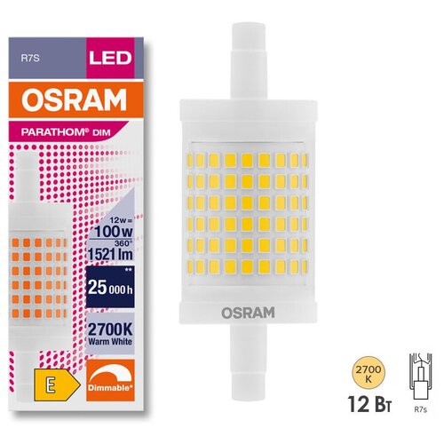   OSRAM    R7s 78mm R7s 12 220 2700   ,  1,  2028