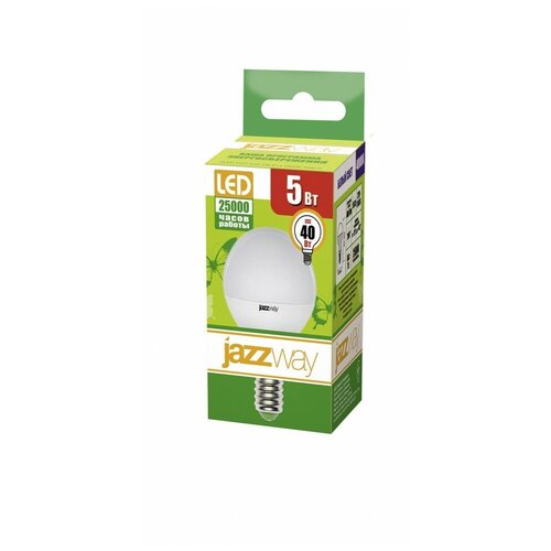    PLED- ECO-G45 5W 14 4000K (5W=40, 400Lm) 230/50 jaZZway,  271