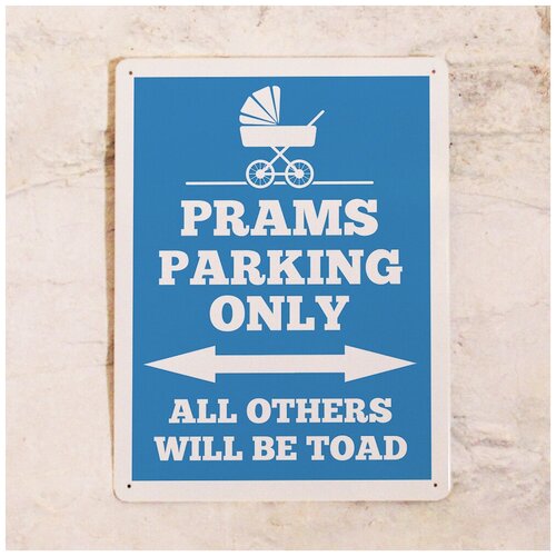  Prams parking only (Blue),  842