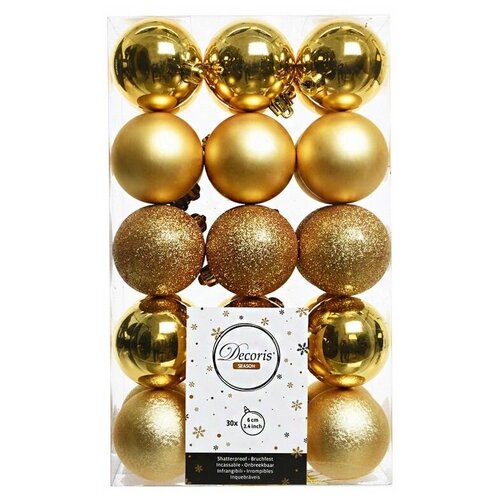 Kaemingk/Winter Deco    Gracy - Gold 6 , 30 , mix 9023263,  1125