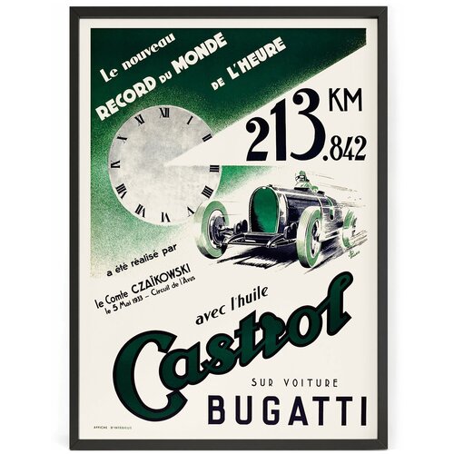       Bugatti World Record 1933  90 x 60   ,  1690