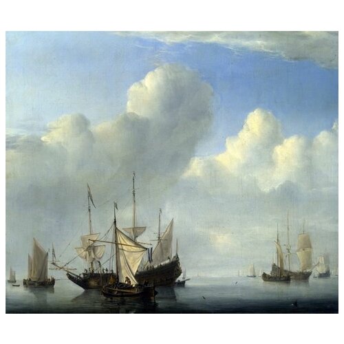        (A Dutch Ship coming to Anchor)      47. x 40.,  1640
