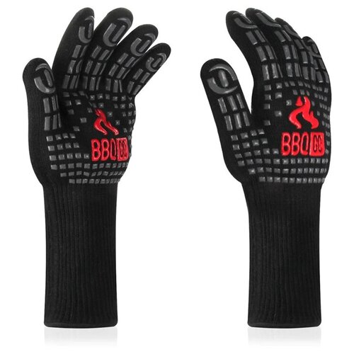 Inkbird BBQ Gloves Термостойкие перчатки, термостойкие прихватки, жаропрочные для гриля, барбекю, мангала и духовки, цена 1897р