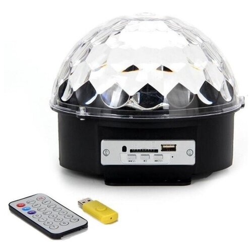 - LED RGB Crystal Magic Ball Light   MP3-  ,  Bluetooth,  745