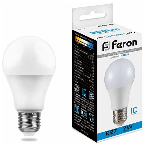    Feron LB-91  E27 7W 6400K,  90 Feron