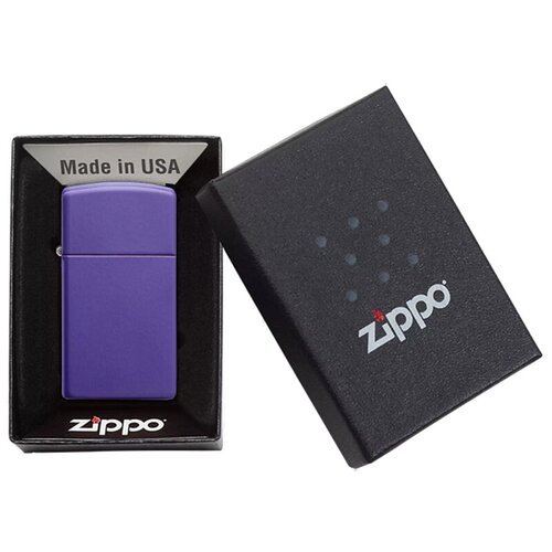    ZIPPO Slim 1637   Purple Matte,  3910