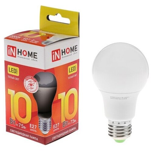    IN HOME LED-A60-VC, 27, 10 , 230 , 3000 , 900 ,  231 IN HOME