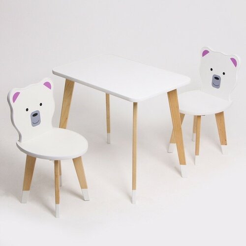 Комплект из детского стола и 2 стульев Каспер Абвиль, Мишка 9601519 ., цена 5082р