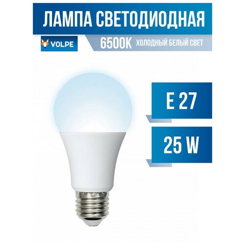 Volpe NORMA  A70 E27 25W(2000lm) 6500K 6K 70x127  LED-A70-25W/6500K/E27/FR/NR (. 690102),  280