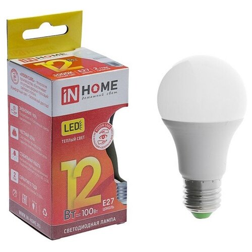   IN HOME LED-A60-VC, 27, 12 , 230 , 3000 , 1080 ,  257