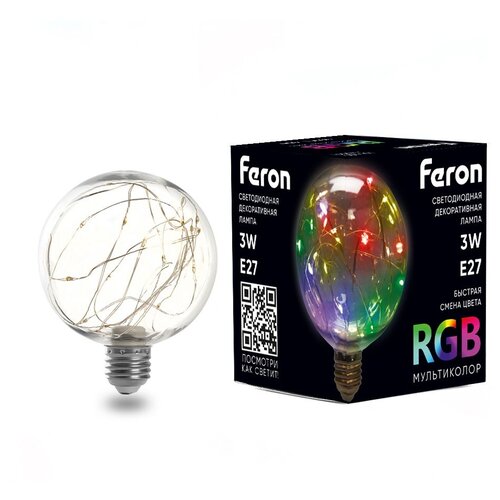    Feron LB-382 E27 3W RGB,  530 Feron