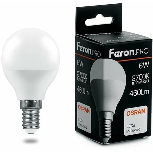   Feron.PRO LB-1406  E14 6W 2700K 38065,  143