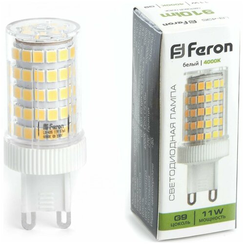  10 . (11W) 230V G9 4000K JCD, LB-435,  2681 Feron