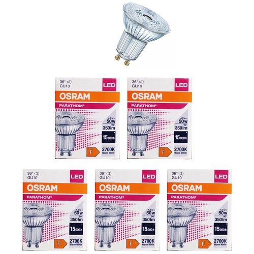   OSRAM  PAR16 GU10 4,3 220 350 2700  ,  5,  2080