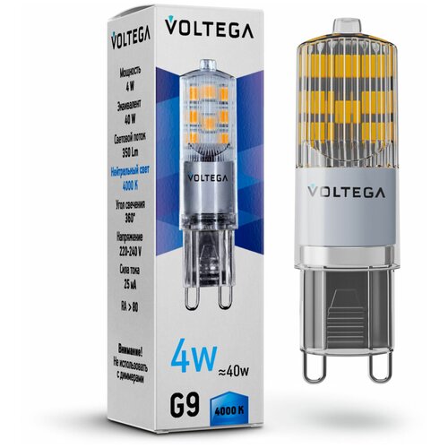  Voltega LED G9 4W 7125,  111