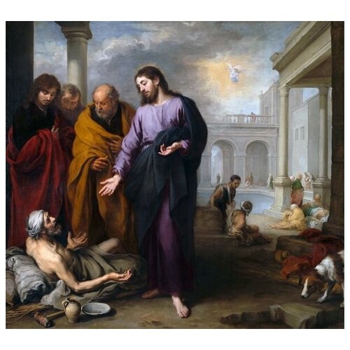       (Christ healing the Paralytic at the Pool of Bethesda)    55. x 50.,  2130