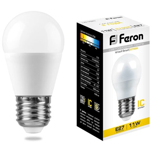   Feron LB-750  E27 11W 2700K,  152