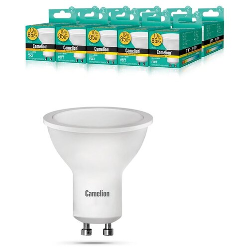 ����� �� 10 ������������ �������� Camelion LED10-GU10/830/GU10, ���� 1422�