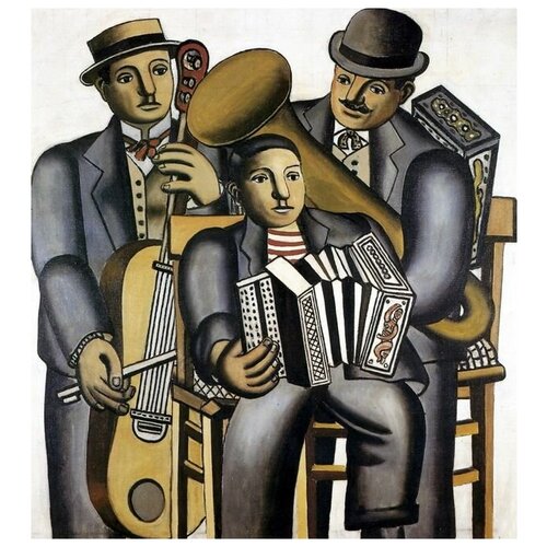      (Three musicians) 2   50. x 55.,  2130