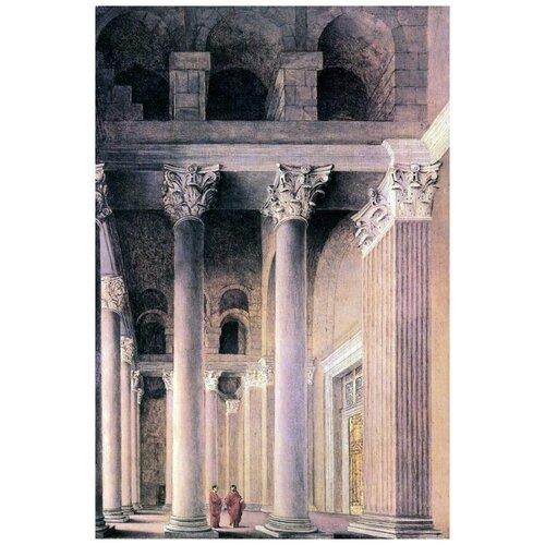        (Portico of the Pantheon, Rome)    50. x 75.,  2690  