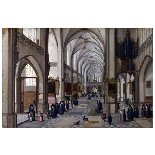        (The Interior of a Gothic Church) 2   45. x 30.,  1340  