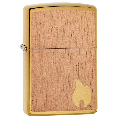  Zippo 29901  WOODCHUCK USA Flame Brushed Brass,  8280