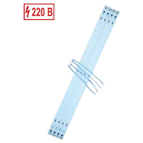   2835, 24 led, 220V, 10W, 3000K, 520mm; 4  +     220V; 4 ,  1967