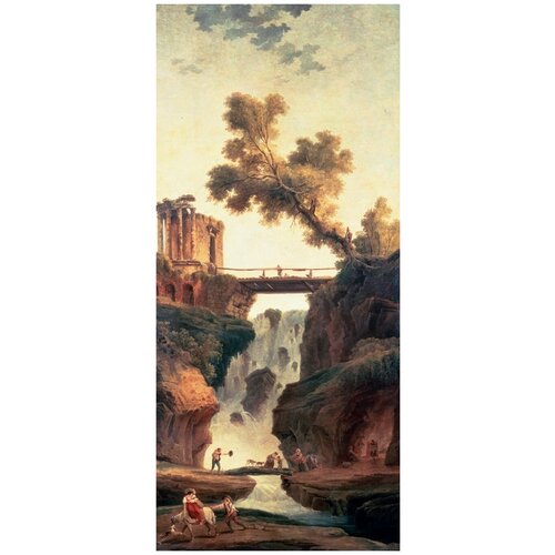       (Landscape with a Waterfall)   30. x 67.,  1820