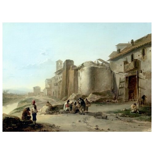       (A View on the Tiber) 55. x 40.,  1830