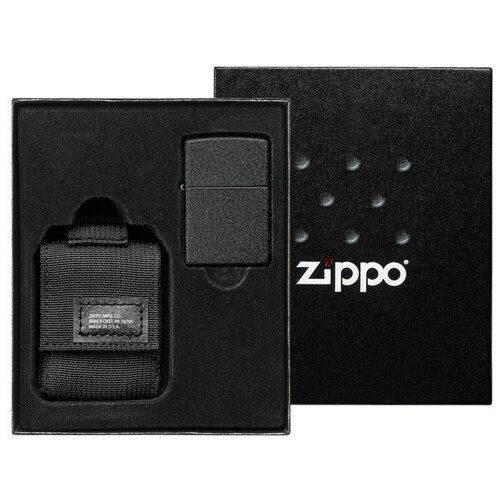  ZIPPO:   Black Crackle    ,   ,  6972