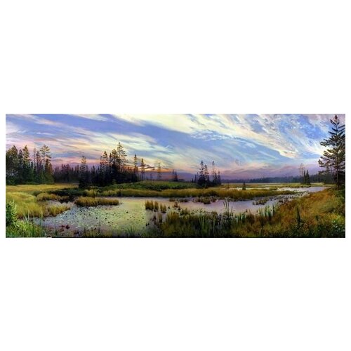       (Swamp in the woods) 82. x 30.,  2130
