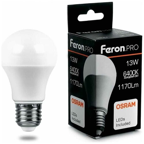    Feron.PRO LB-1013  E27 13W 6400K,  218 Feron