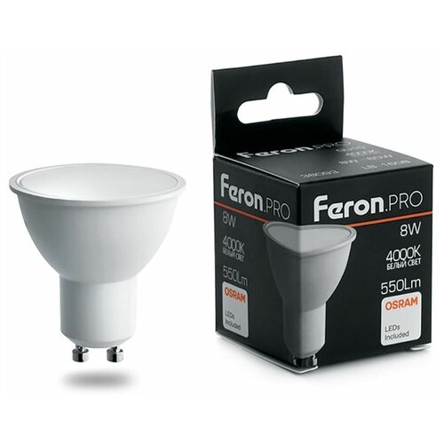   LED 8 230 GU10  Feron.PRO OSRAM | . 38093 | FERON (5. .),  1495