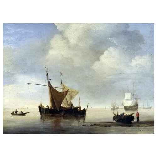       (Calm - Two Dutch Vessels) 68. x 50.,  2480