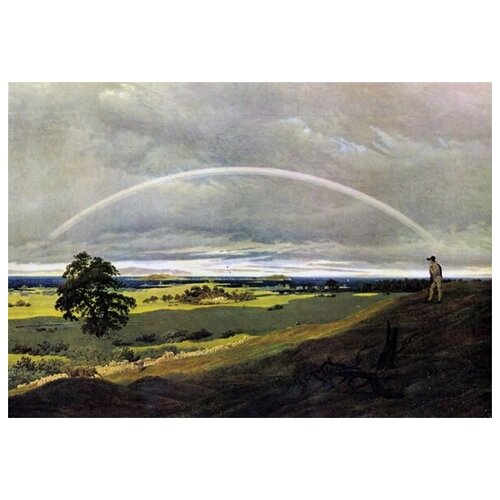       (Landscape with Rainbow)    72. x 50.,  2590