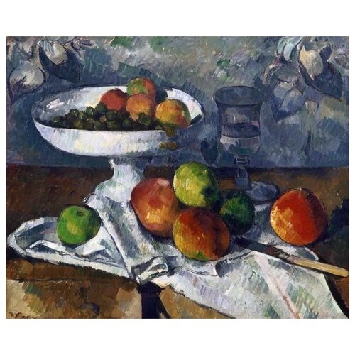         (Still Life with Fruit Dish)   61. x 50.,  2300