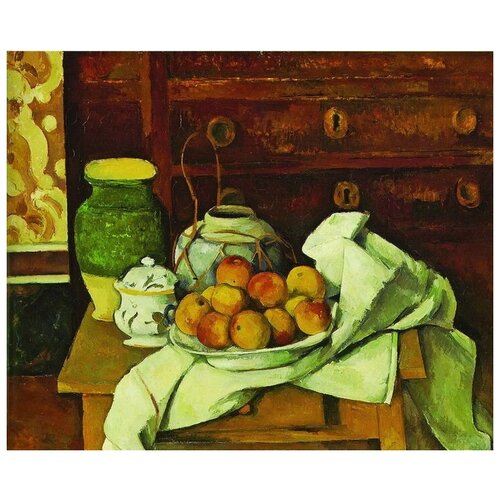        (Still life with dresser)   49. x 40.,  1700  