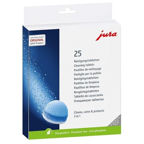 Таблетки для очистки заварочного устройства кофемашин JURA 25045, цена 4590р