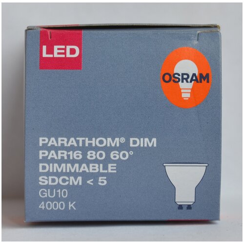   OSRAM  PAR16 GU10 8,3 220 550 4000   ,  5,  3318