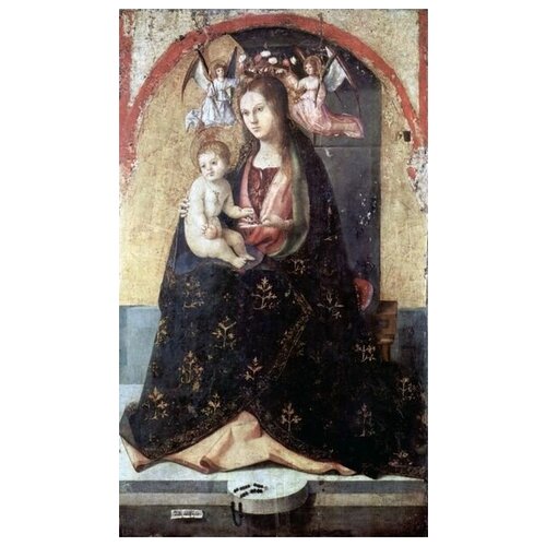       (Polyptychon des Hl. Gregor, Mitteltafel (Szene - Thronende Madonna))    40. x 68.,  2170