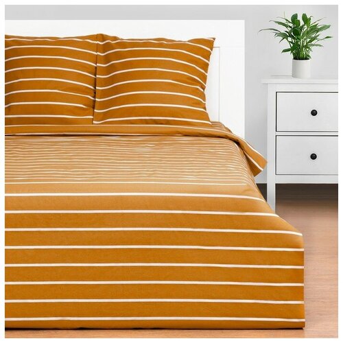 ���������� ����� ����� ���� Mustard stripes 200�217��, 220�240��, 70�70��-2 ��, 100% ������,������, ���� 2848�