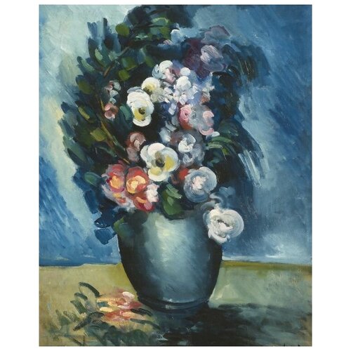        (Bouquet in blue vase) 8   50. x 63.,  2360