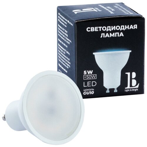 GU10-5W-MR16-4000K  LED L&B,  164